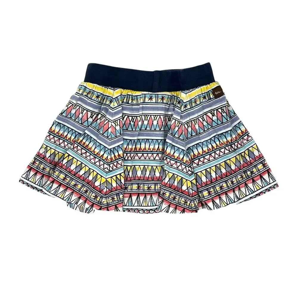 Tea HTF Cotton Print Skort. Size 2.
